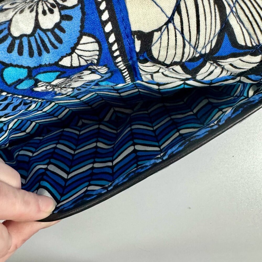 Vera Bradley Crosstown Crossbody Blue Bayou Black - Picture 11 of 14